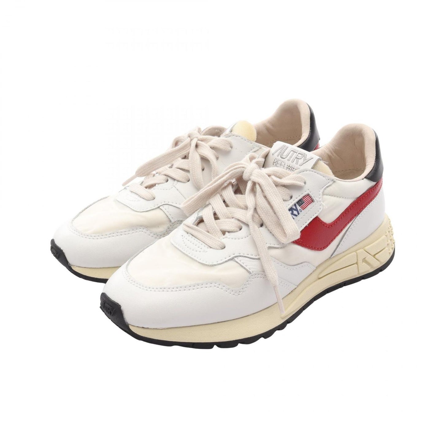 AUTRY White Leather Sneakers - Timeless Elegance for Women