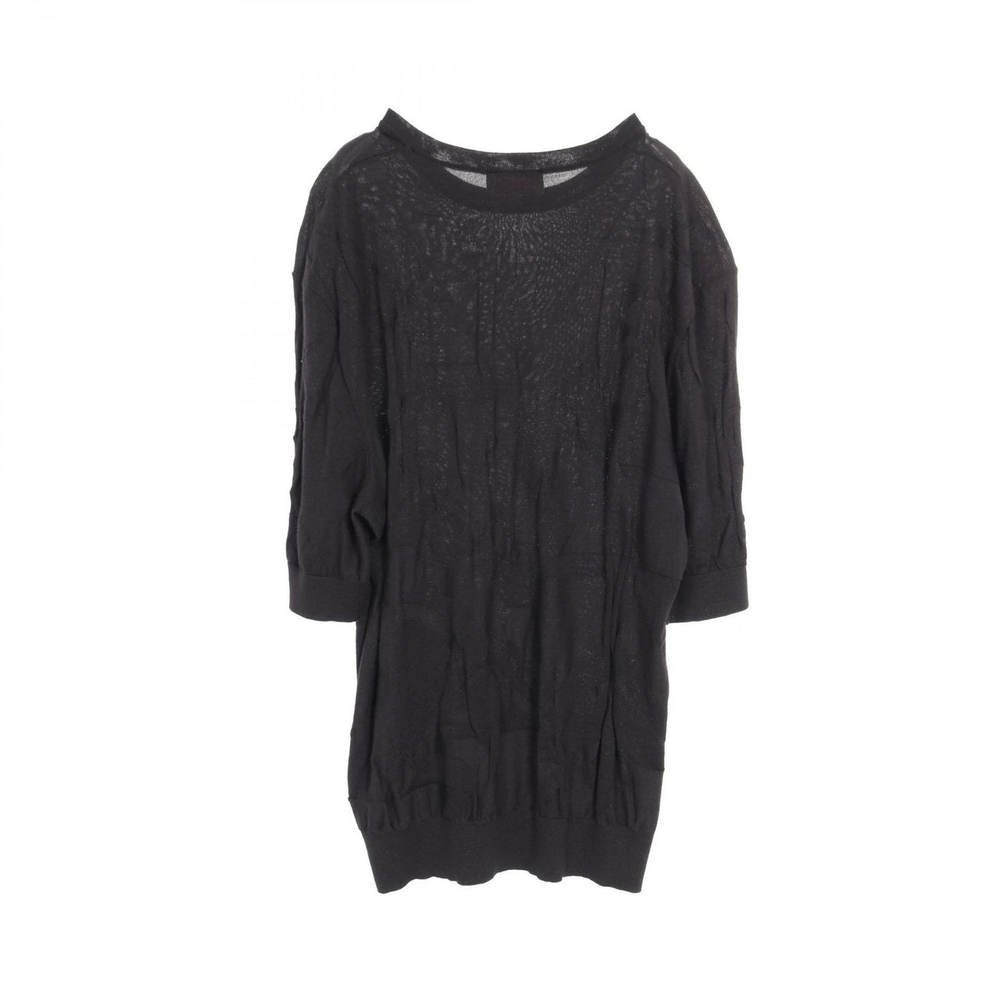 HERMES Wool Sweater - Timeless Elegance in Black, Size XL