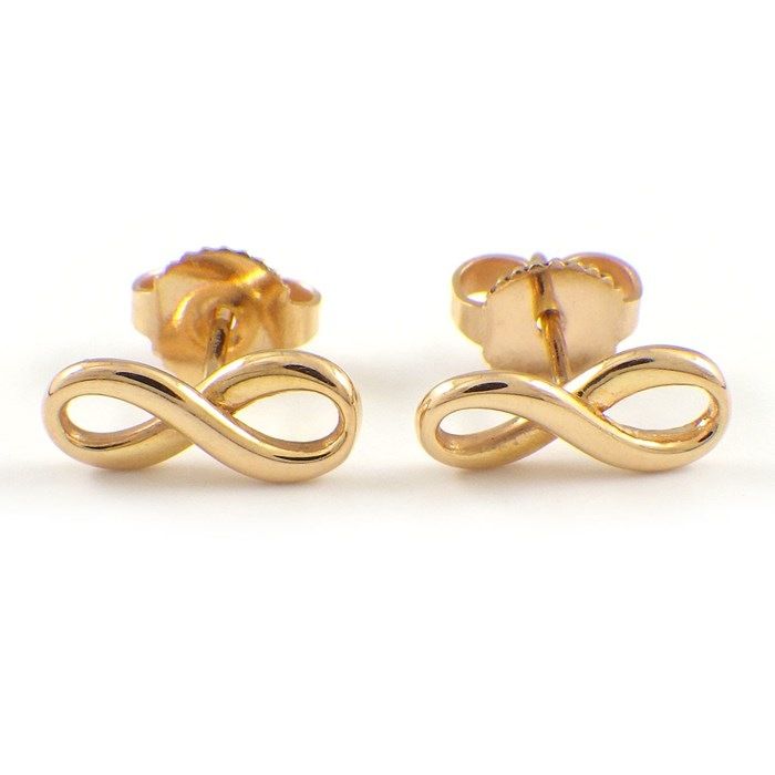 Tiffany & Co. Infinity Earrings in K18 Pink Gold - Exquisite Craftsmanship