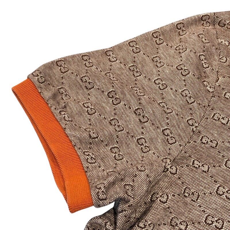 GUCCI GG Pattern Cotton Polo Shirt - Timeless Elegance