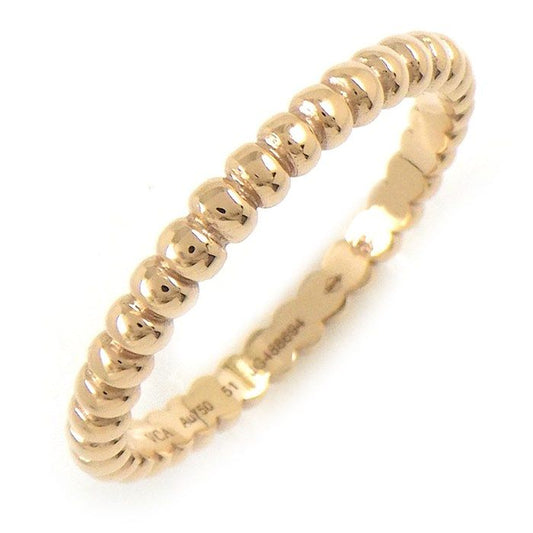 Van Cleef & Arpels Perlée Gold Pearl Small Ring in K18 Pink Gold