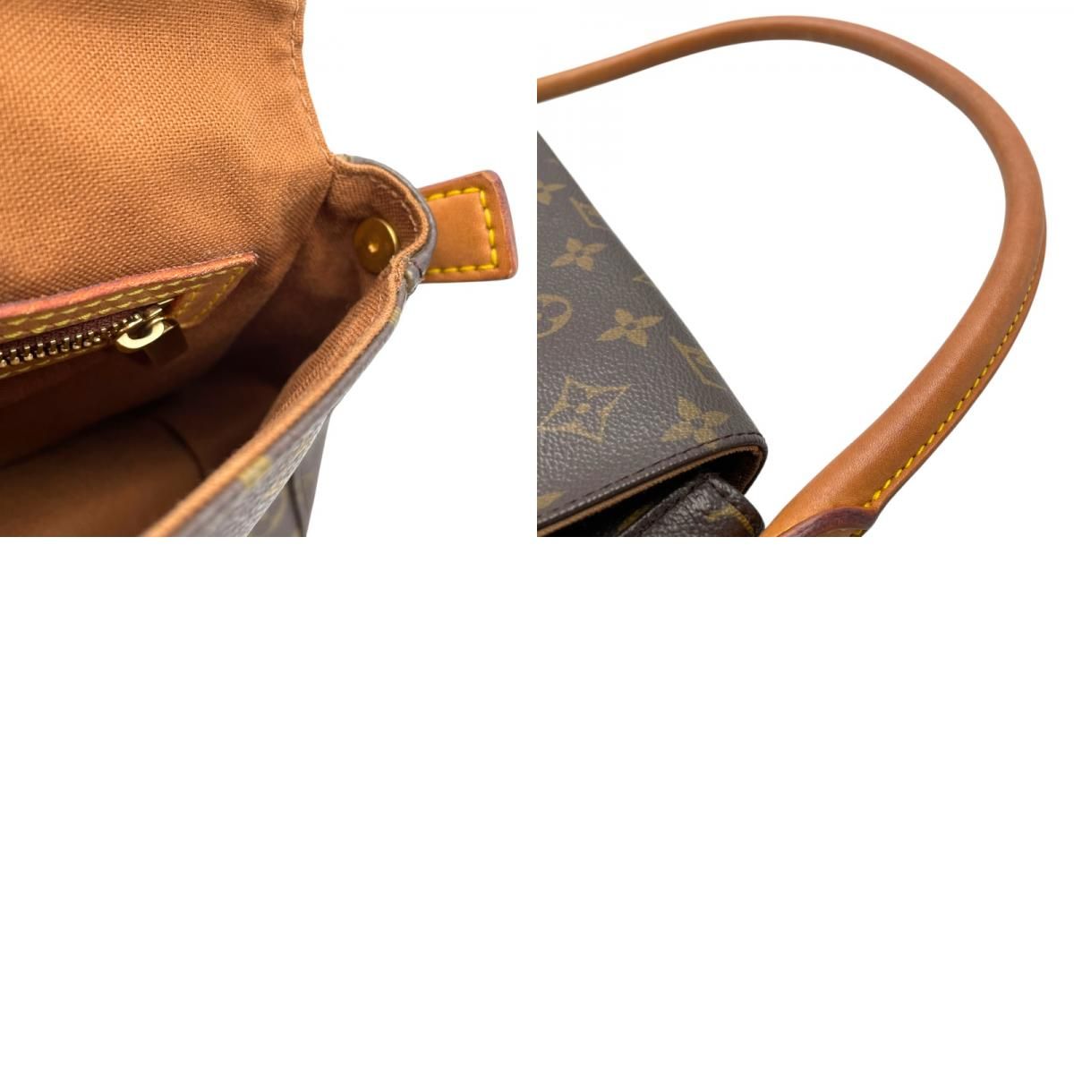 Louis Vuitton Mini Looping M51147 Monogram Canvas Handbag - Brown