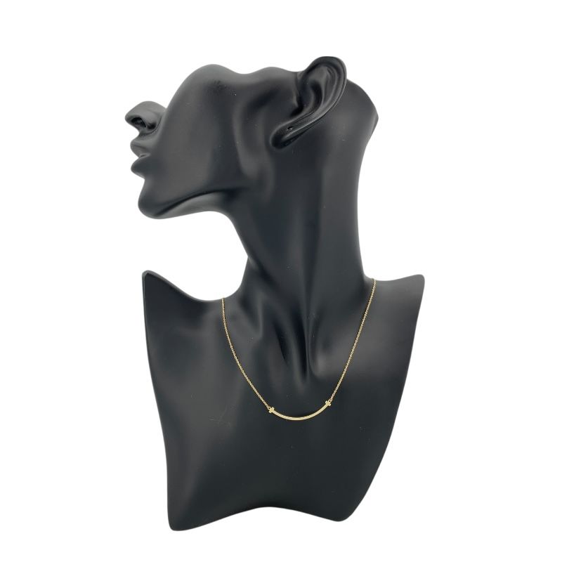 Tiffany & Co. T Smile Necklace Small in 18K Yellow Gold