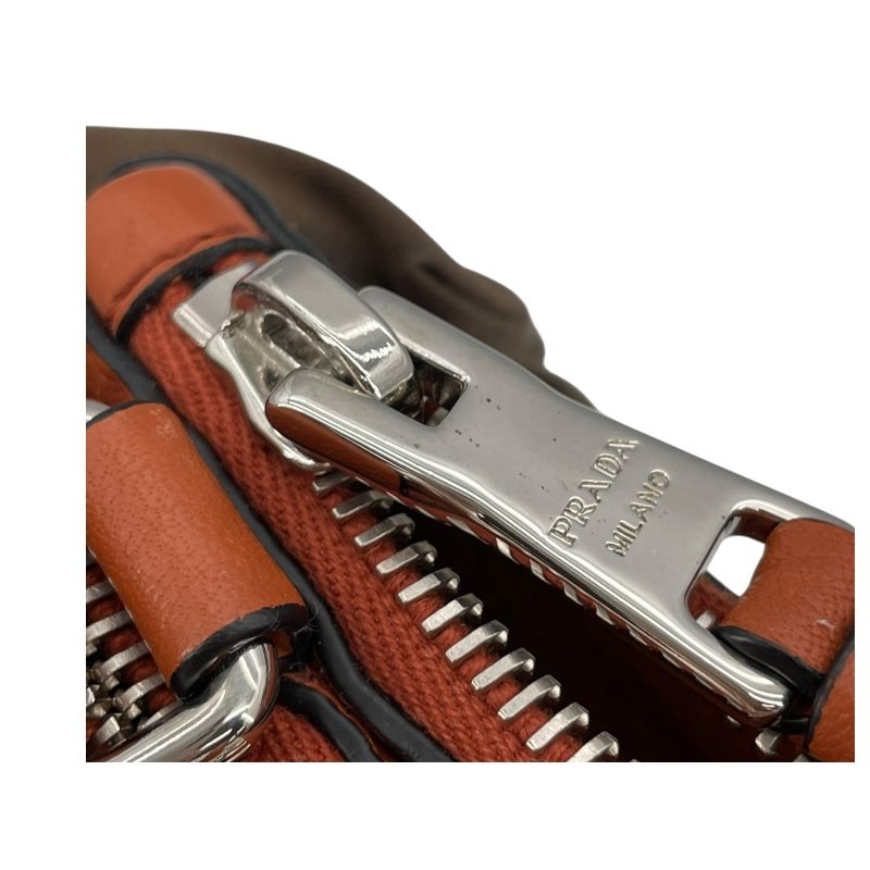 PRADA Brown Leather Shoulder Bag - Timeless Elegance