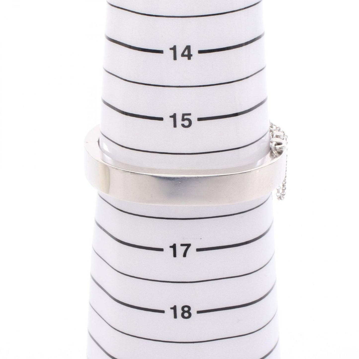 CELINE Silver Stainless Steel Bangle - Timeless Elegance