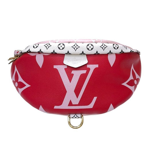 Louis Vuitton Monogram Giant Bum Bag in Red & Pink - Exclusive Design