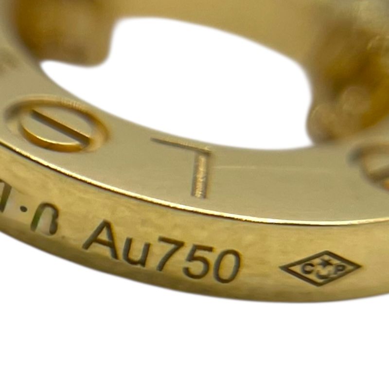 Cartier Love Circle Necklace with Diamonds in 750YG Gold