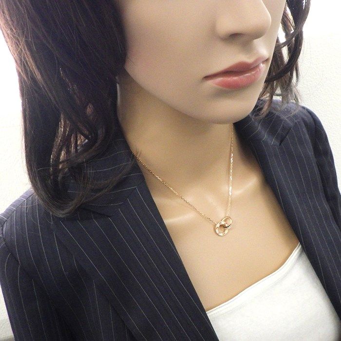 Cartier Love Necklace B7224528 with 0.30ct Diamonds in K18 Pink Gold