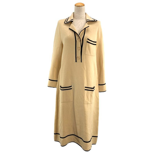 GUCCI Ivory Silk Blend Shirt Dress - Timeless Elegance