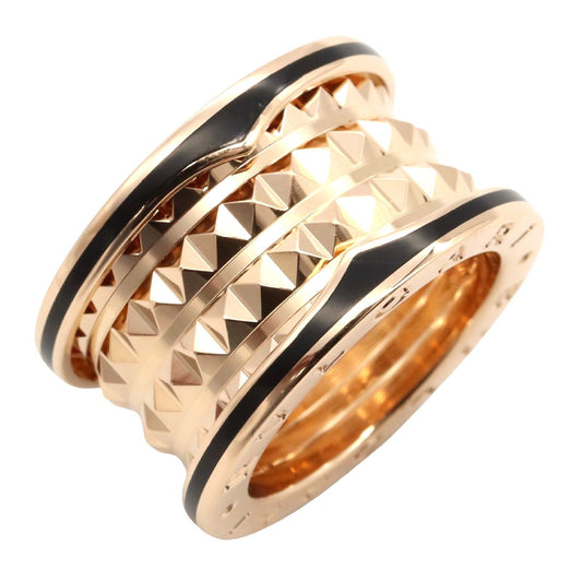 BVLGARI B-zero1 Rock Ring in K18PG & Ceramic - Timeless Elegance