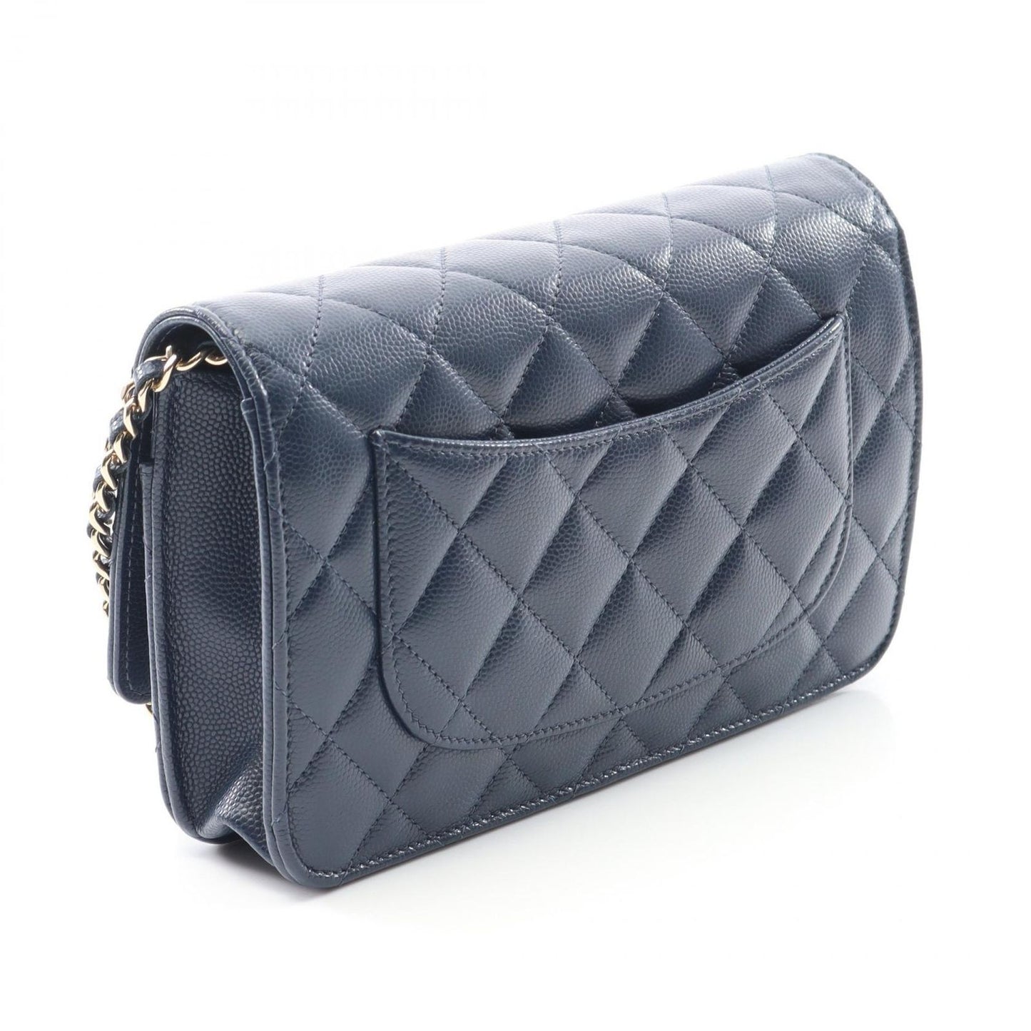CHANEL Matelassé Shoulder Bag AP4246 in Navy Calfskin