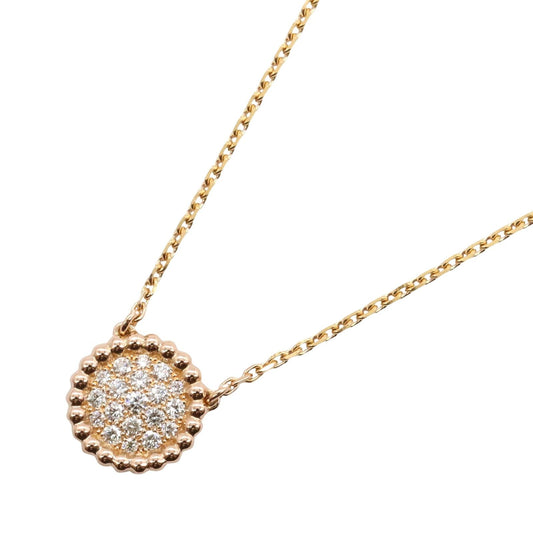 Van Cleef & Arpels Perlée Diamond Necklace in 18K Pink Gold