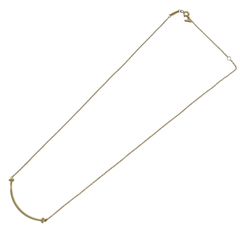 Tiffany & Co. T Smile Necklace Small in 18K Yellow Gold