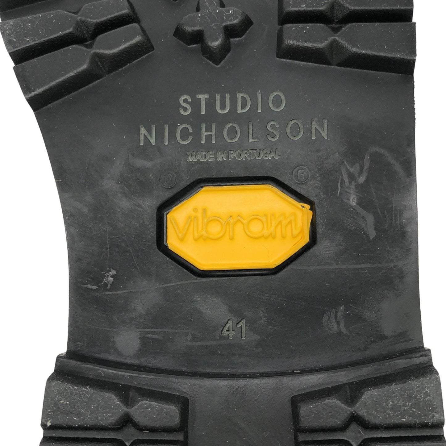 STUDIO NICHOLSON Black Leather Casual Shoes - Unisex Elegance