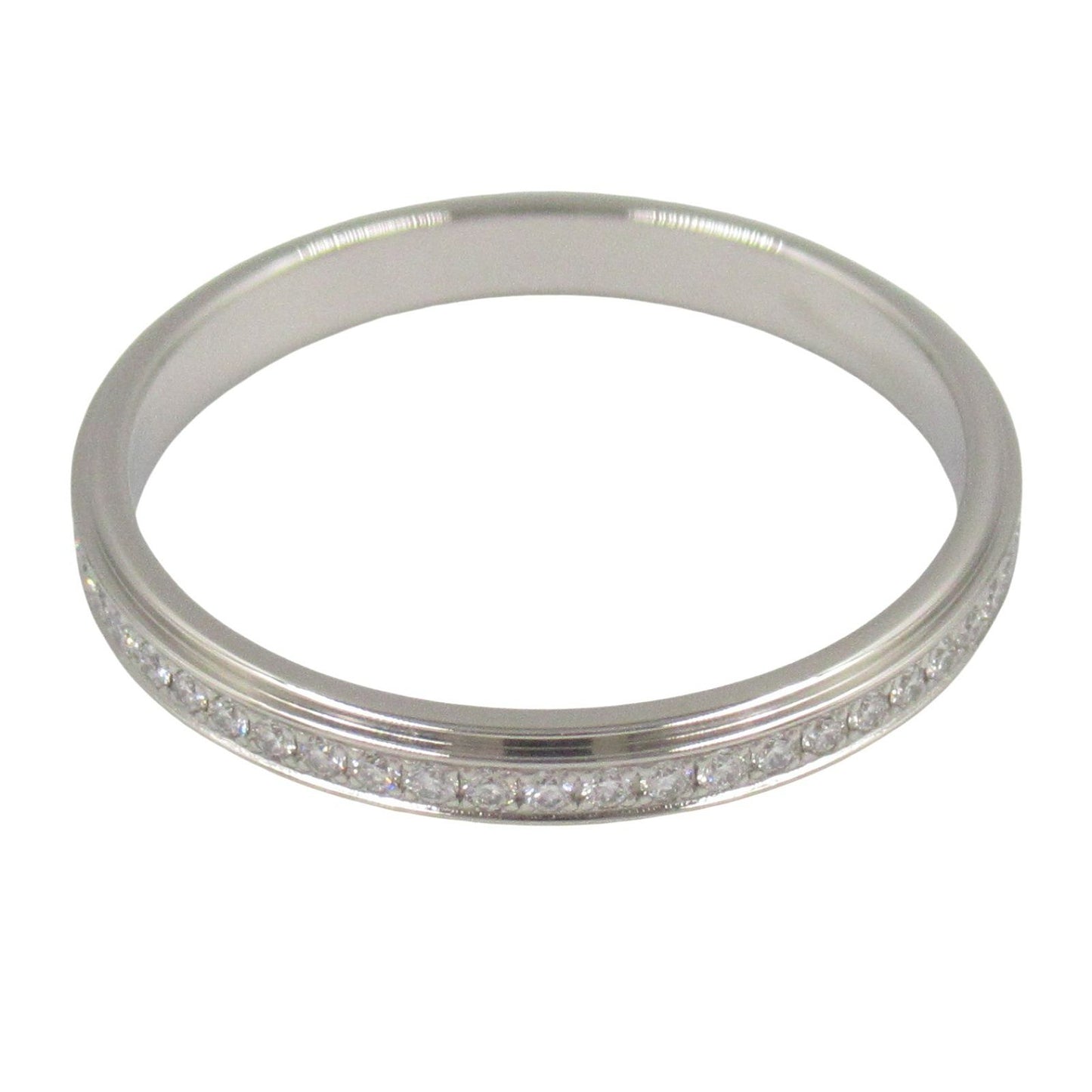 Cartier Love Full Eternity Diamond Ring in Platinum - Size 8.5