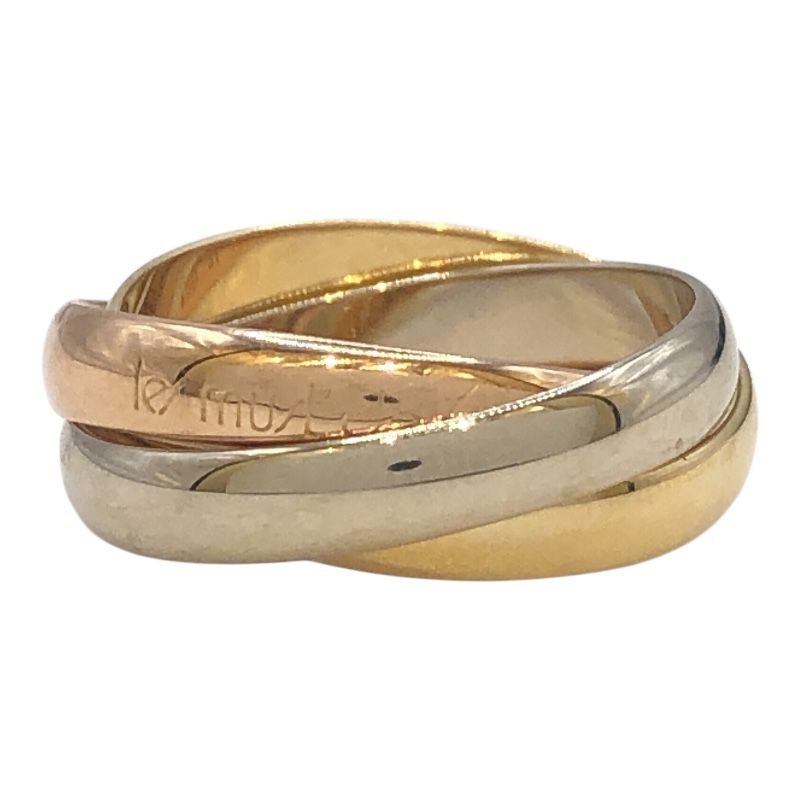 Cartier Trinity Ring in K18WG/K18PG/K18YG - A Timeless Masterpiece