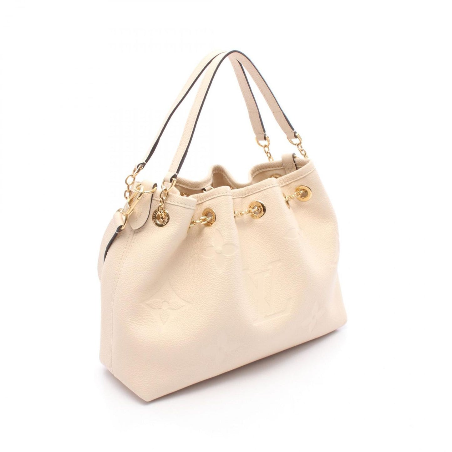Louis Vuitton LV Bundle Handbag in Cream Monogram Leather