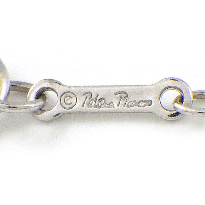 Tiffany & Co. Heart Necklace with 1 Point Diamond in K18 White Gold