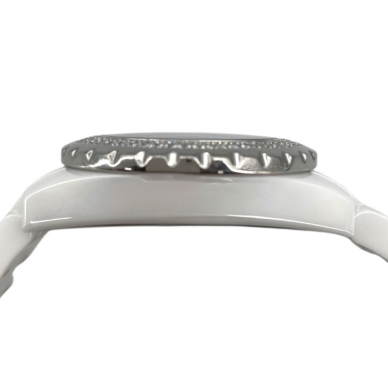 CHANEL J12 33MM H0967 White Ceramic/SS Ladies Watch