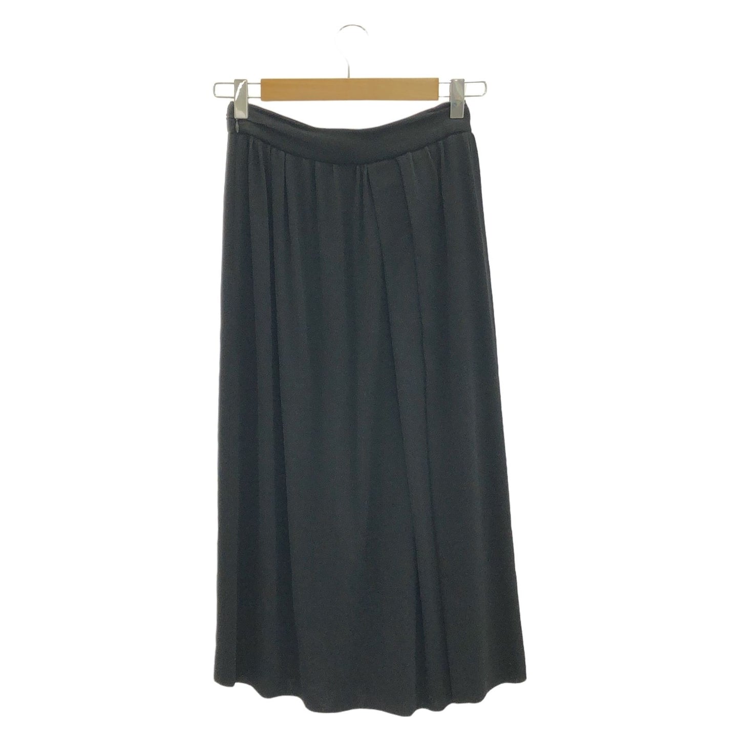 BALENCIAGA Black Rayon Skirt - Timeless Elegance