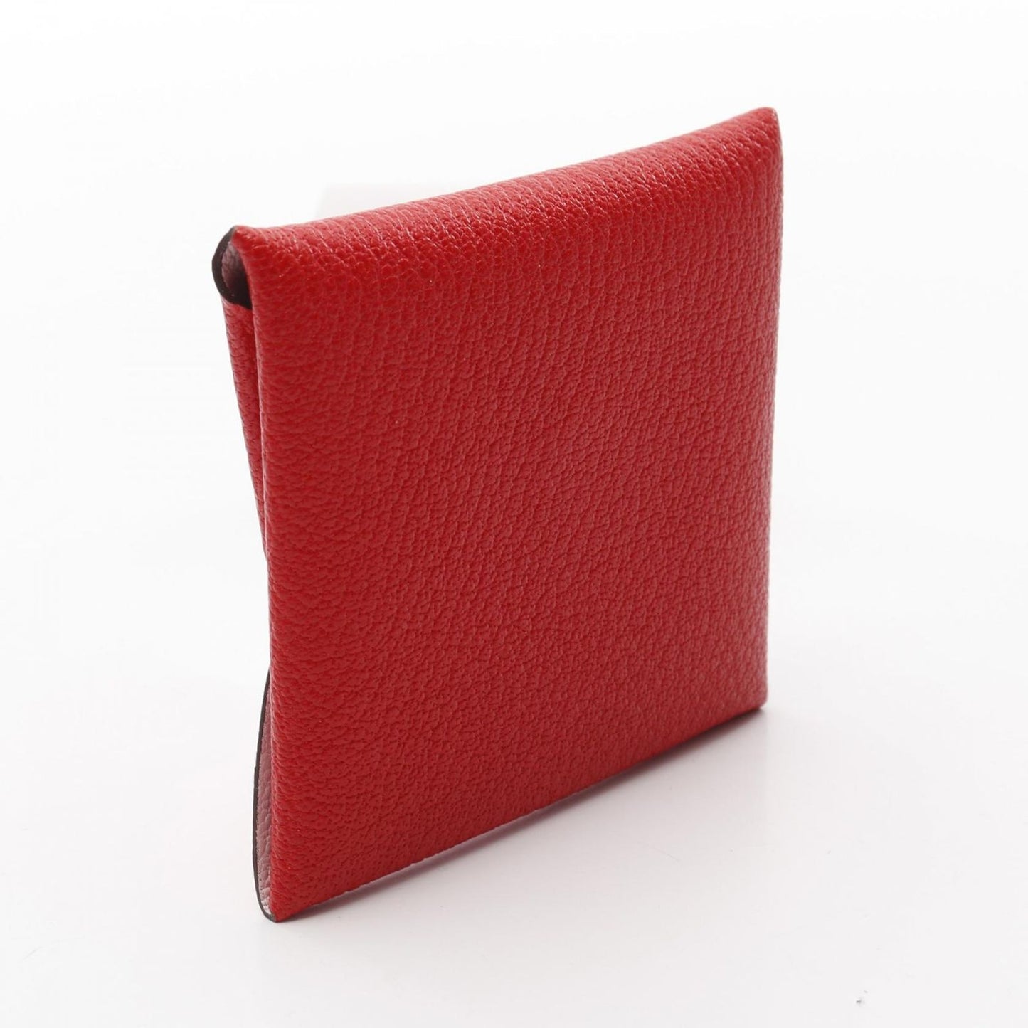 HERMES Bastia Verso Coin Case in Rouge de Coeur/Rose Darling