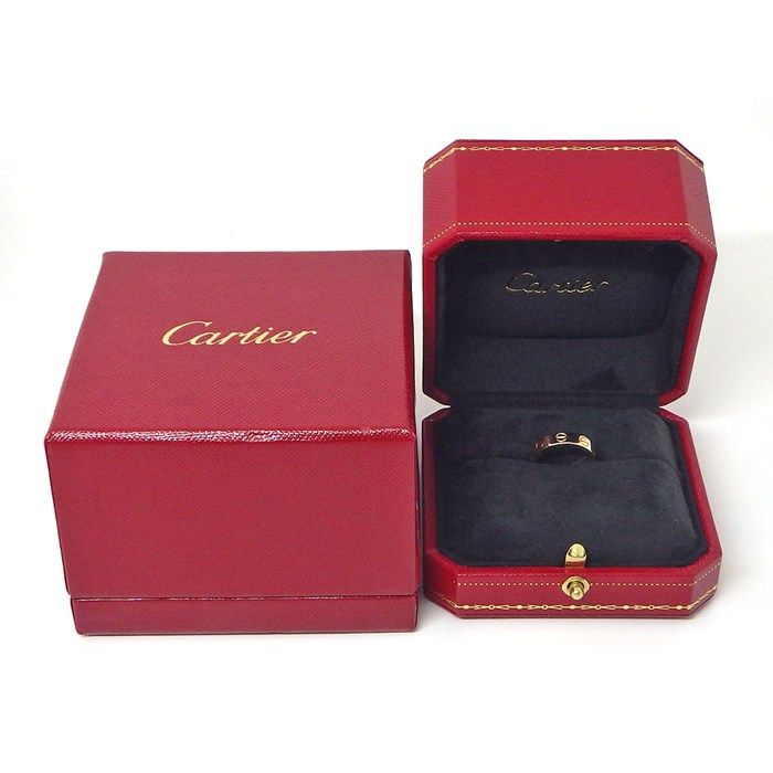 Cartier Love Small Model Pinky Ring in 18K Yellow Gold - Size #44