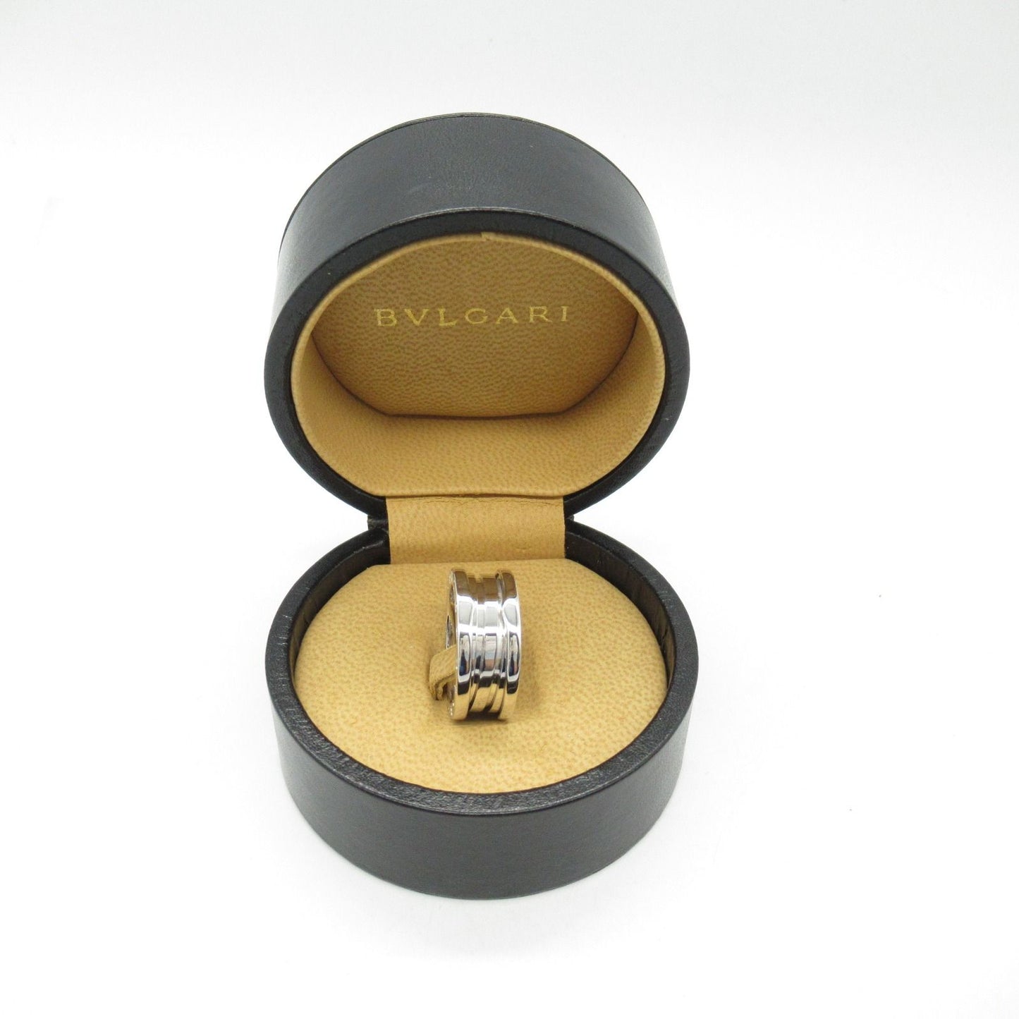 BVLGARI B-zero1 3-Band Ring in K18 White Gold - Timeless Elegance