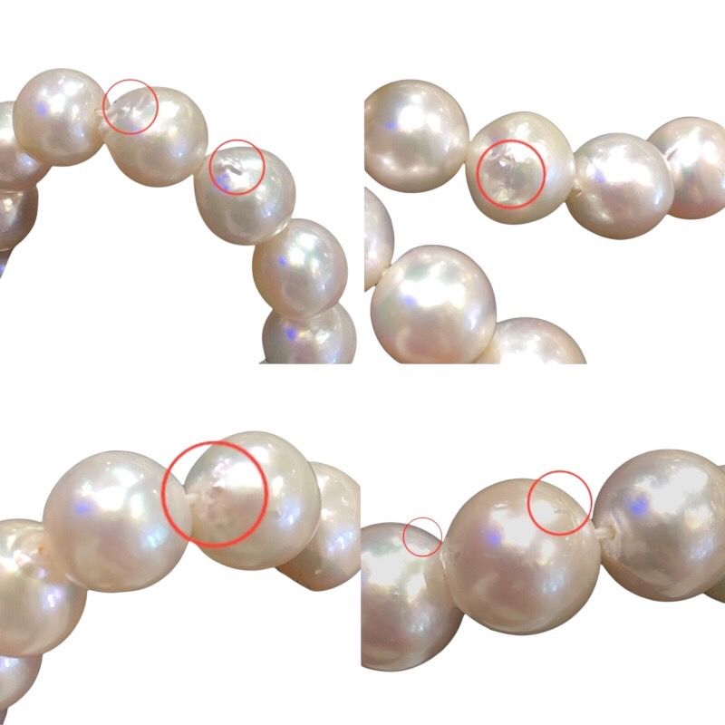 Exquisite White Pearl Necklace in Silver - Timeless Elegance