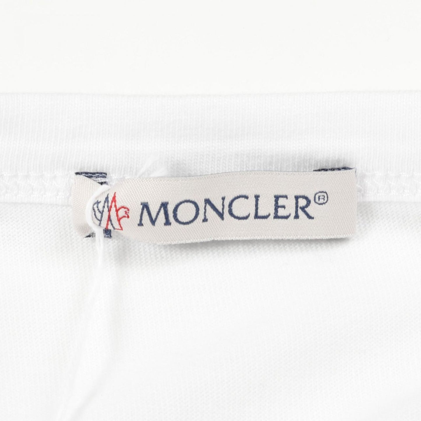 MONCLER Cotton T-Shirt - Timeless White Elegance for Men
