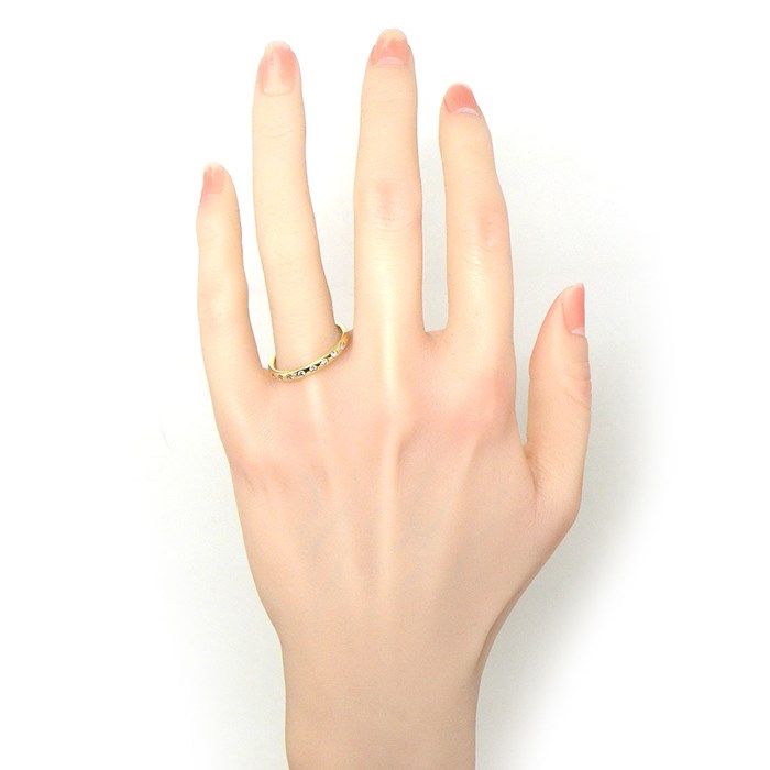 Tiffany & Co. 8-Point Diamond Stacking Band Ring in 18K Yellow Gold