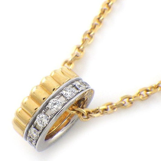 Boucheron Quatre Radiant Mini Necklace with Diamonds in K18 Gold