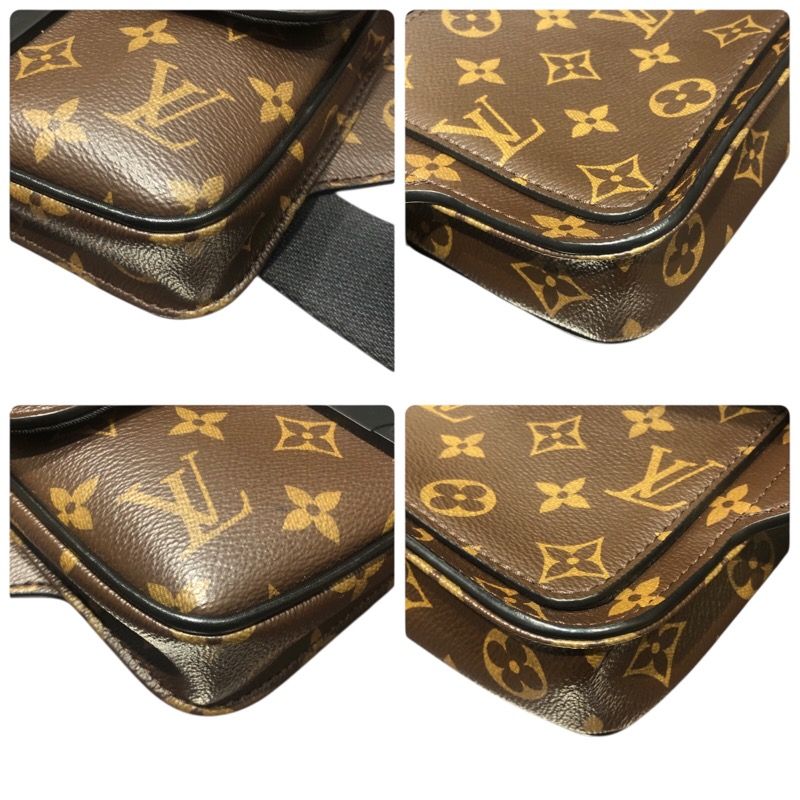 Louis Vuitton S Lock Sling Bag M45807 - Monogram Macassar Brown