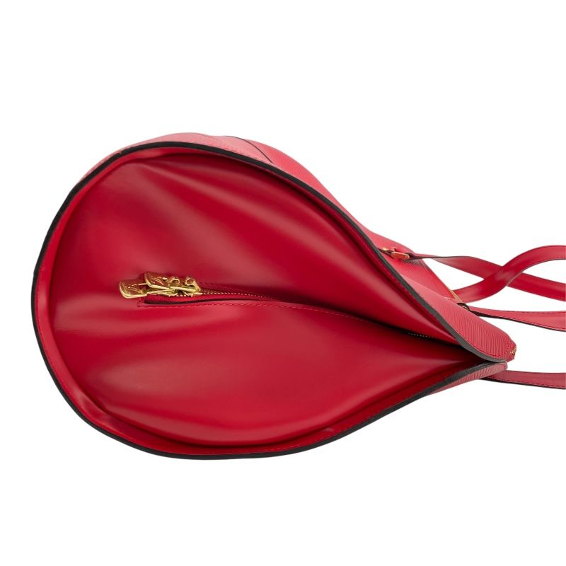 Louis Vuitton Sorbonne 50 Boston Bag in Red Epi Leather