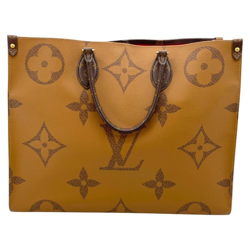 Louis Vuitton OnTheGo GM Monogram Giant Reverse Tote - Brown