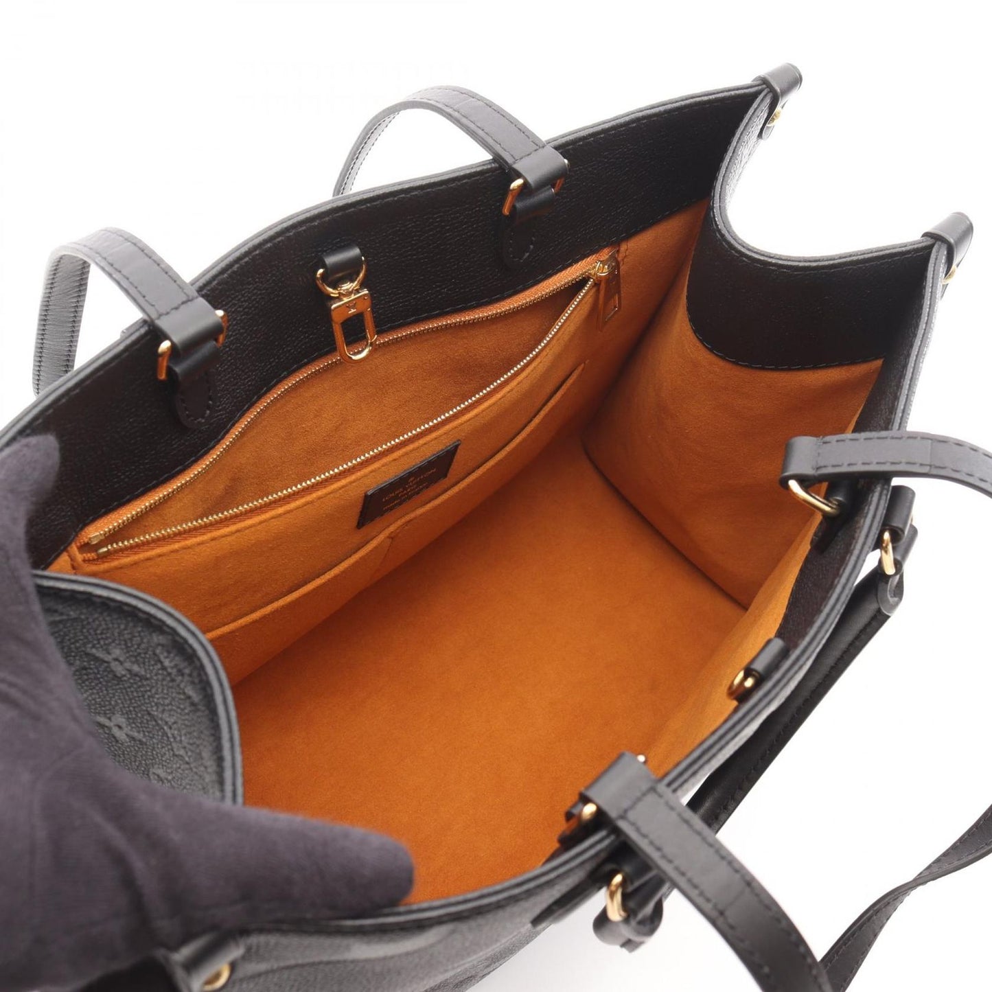 Louis Vuitton OnTheGo MM Tote Bag in Noir - Timeless Elegance