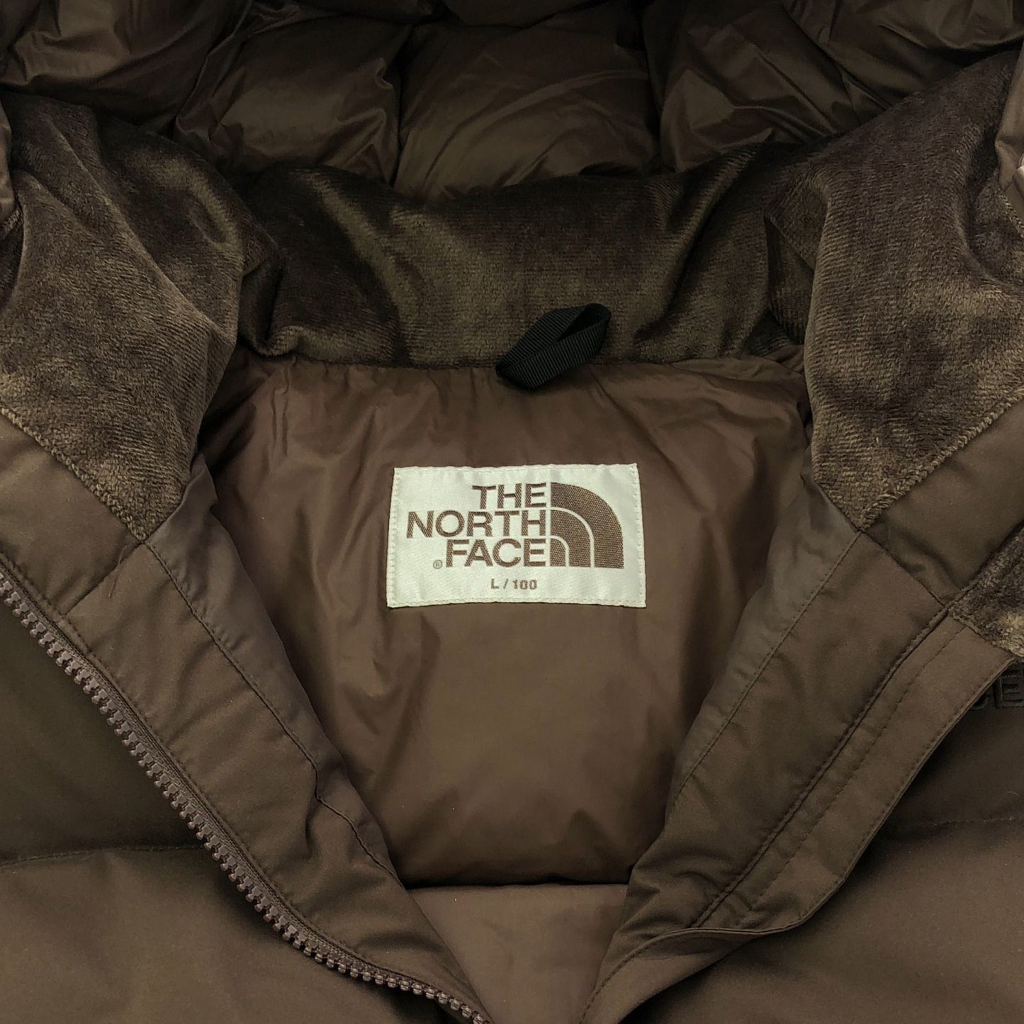 THE NORTH FACE WHITE LABEL Down Jacket in Dark Brown - Size L