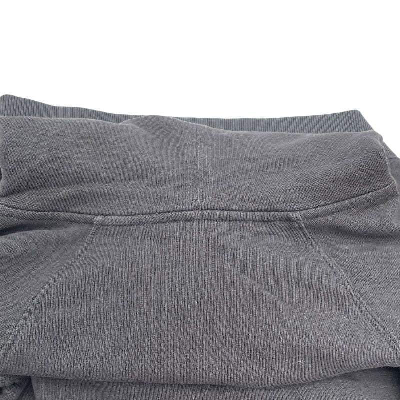 SAINT LAURENT Logo Hoodie in Black Cotton - Size M