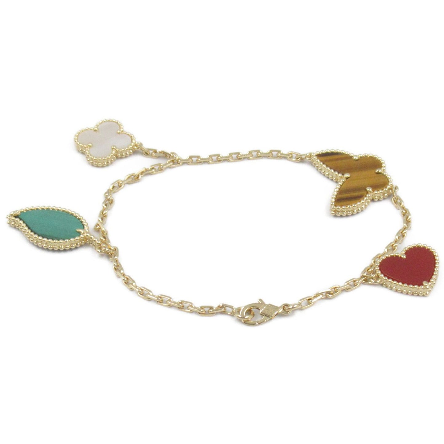 Van Cleef & Arpels Lucky Alhambra 4-Motif Bracelet in Yellow Gold