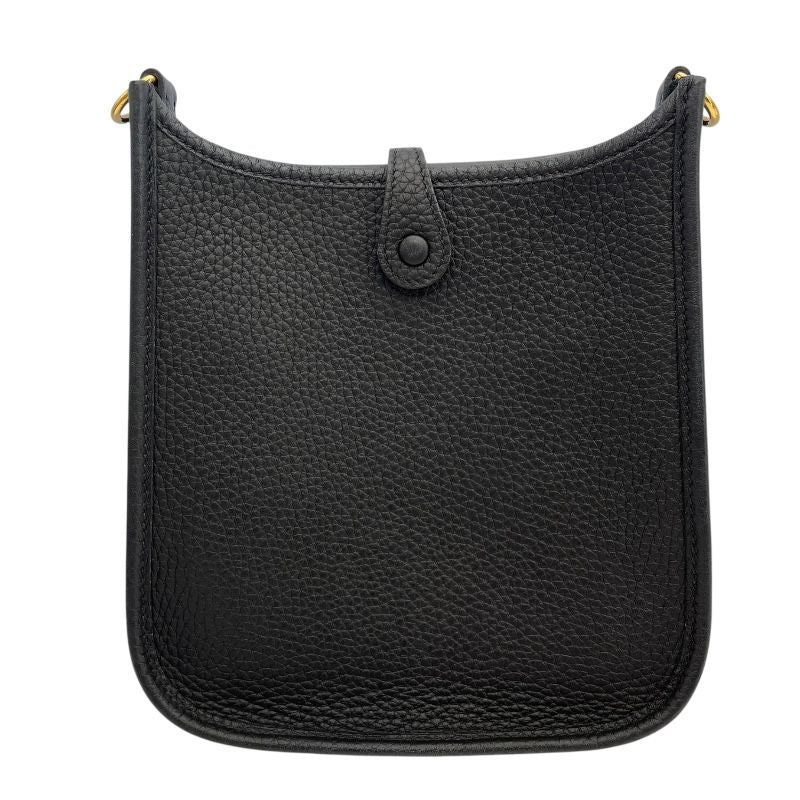HERMES Evelyne TPM Black with Gold Hardware - Exquisite Luxury