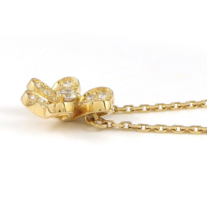 Van Cleef & Arpels Frivole Small Necklace in K18YG with Diamonds