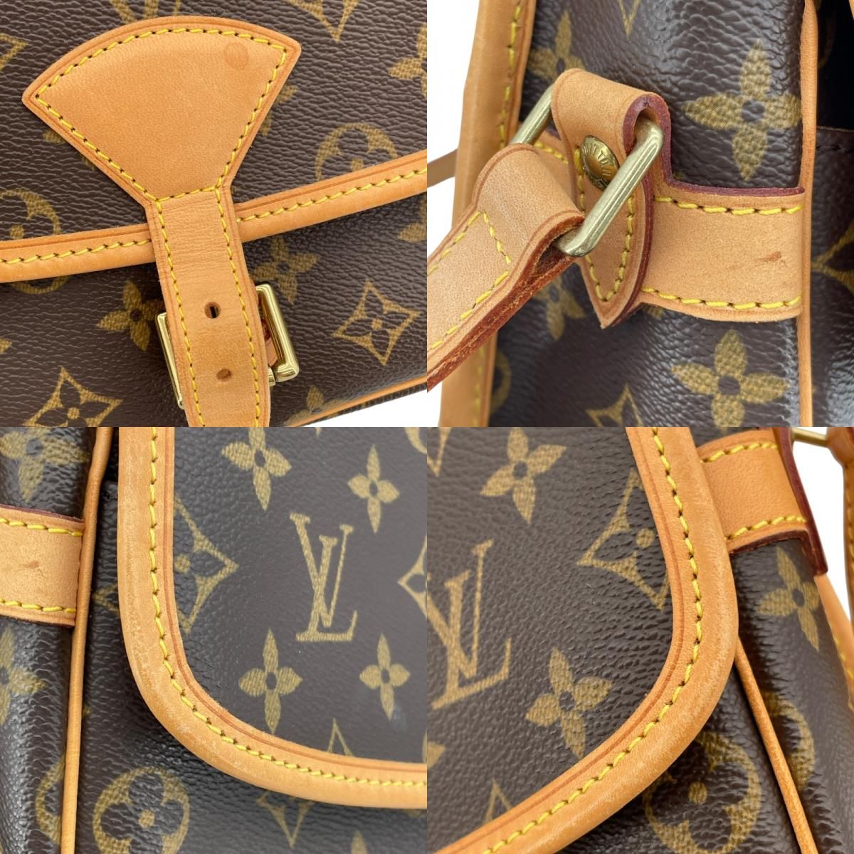 Louis Vuitton Monogram Saloniere Shoulder Bag - Brown