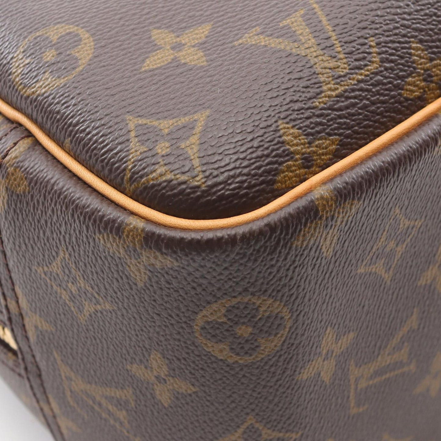 Louis Vuitton Deauville Bowling Vanity Monogram Handbag - Timeless Elegance