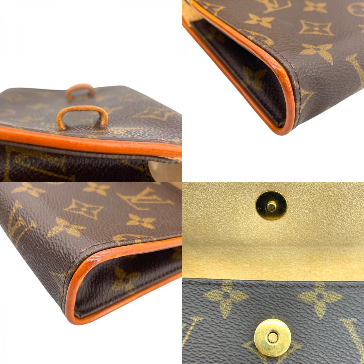 Louis Vuitton Pochette Florentine M51855 Monogram Canvas Brown