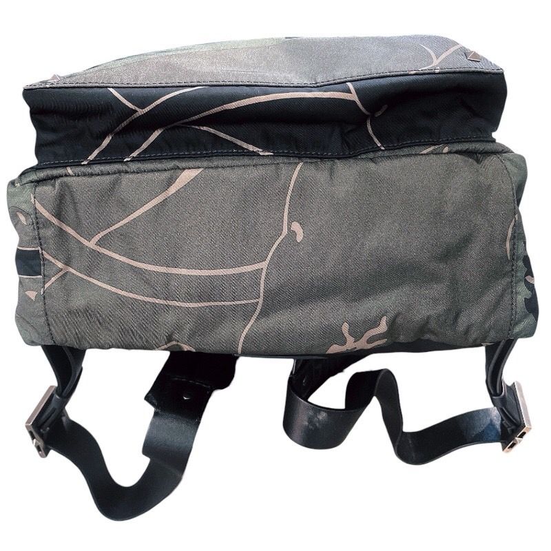 VALENTINO Nylon Backpack in Black & Khaki - Exclusive Men's Design