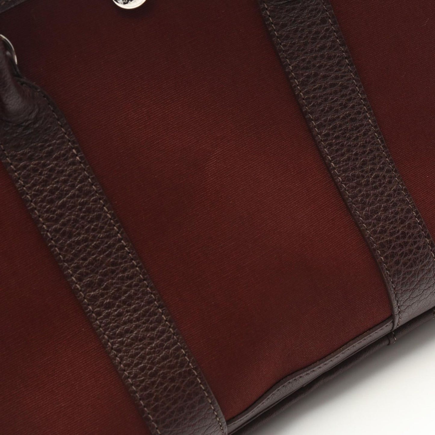 HERMES Garden Party TPM Tote Bag in Rouge Ash/Blue Indigo