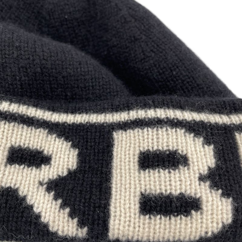 Burberry Logo Cap in Black Wool - A Timeless Classic