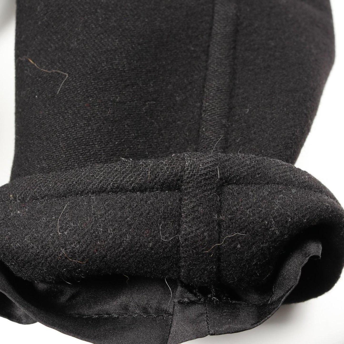 CELINE Black Cashmere Crombie Coat - Timeless Elegance