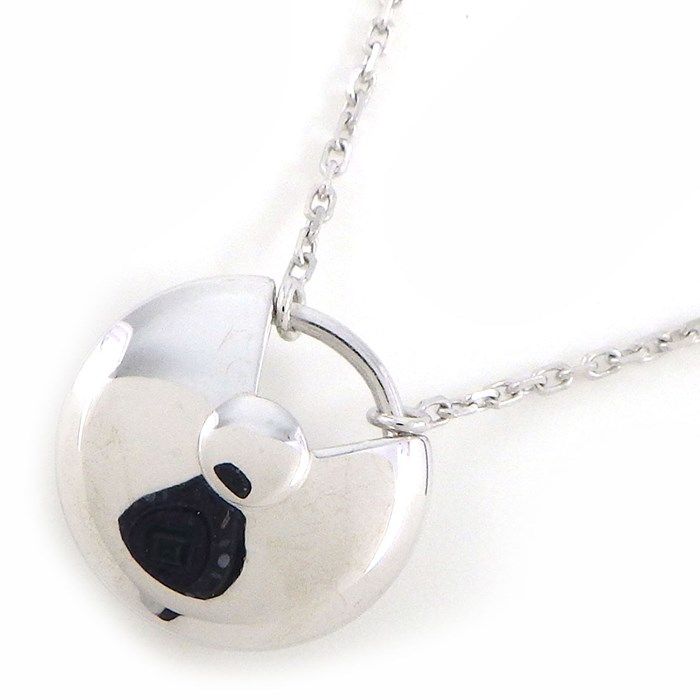 Cartier Amulette XS Diamond Necklace in K18 White Gold
