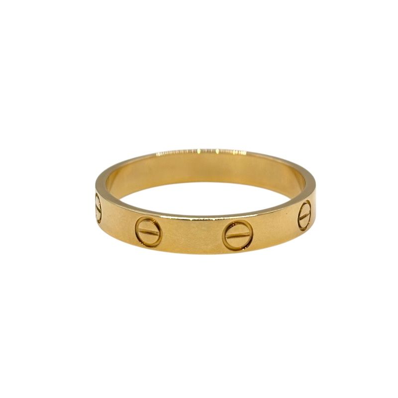 Cartier Mini Love Ring in K18 Yellow Gold - Timeless Elegance