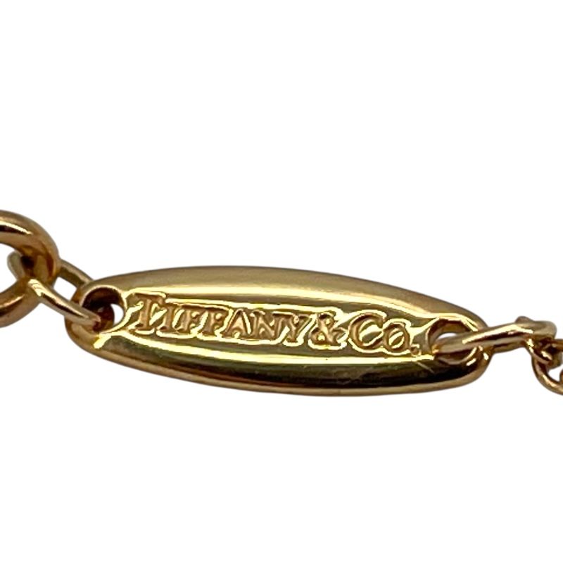 TIFFANY & CO. By the Yard Necklace 0.23ct Diamond in 750PG Gold